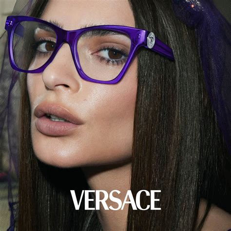 versace orange blue green glasses rectangular|versace frames for prescription glasses.